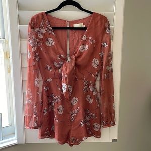 TJD Floral Romper